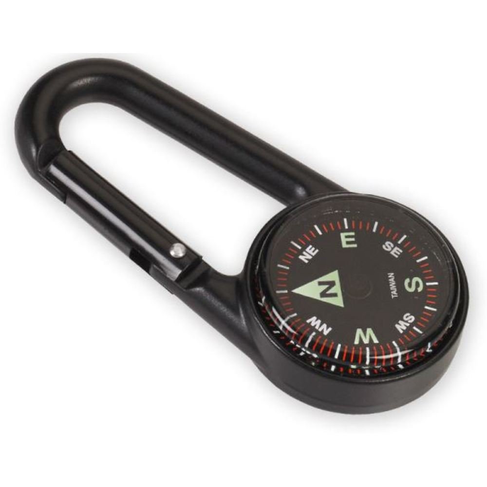 NDur Carabiner Compass Black